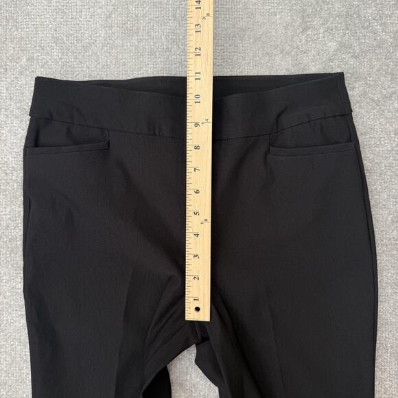 Chico's Pants Womens 0R Black Straight Leg Pull On Stretch Dress Career Work - Picture 7 of 11